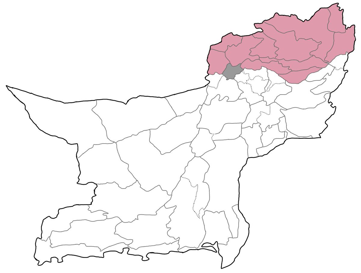 BalochDemograp's tweet photo. Pashto areas of northern Balochistan. It excluded (watensi-harnai &amp; quetta). It has disputed with balochs (sangan, sharagh, chamalang &amp; panjpai areas) by inc. Afghan immigrants in these areas. Pashto is 2nd largest language of Balochistan as per census 2017.
#pashto
#Balochistan https://t.co/Ry08ehVqP7