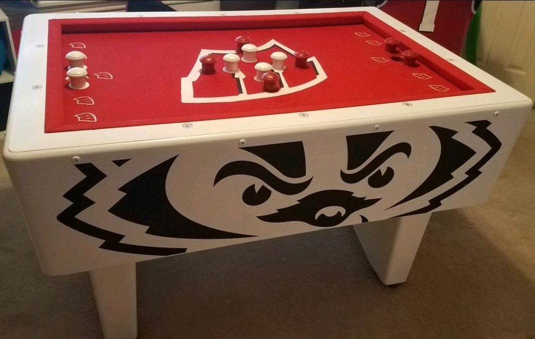 Bucky6055's tweet photo. @dhookstead @ClayTravis...just a quick @Outkick content series idea here, perhaps similar to @OutKickTNML,..to have a fan submitted project/DIY/FanCave showcase?...I'll get the ball rolling...(slight chance of targeted/biased 1st submission here; no apologies, On Wisconsin!!!)... https://t.co/1ZCRzt2ZVQ