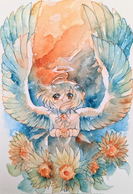 タグ企画 #一次創作絵師拡散フェス03 に参加しますデジタルと水彩のそれぞれの良さを活かしながら、ファンタジーイラストを描いてます。 