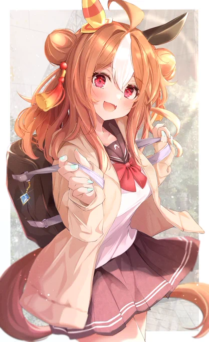 制服リッキー!#ウマ娘 #コパノリッキー 