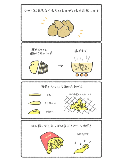ウツポテトの作り方 