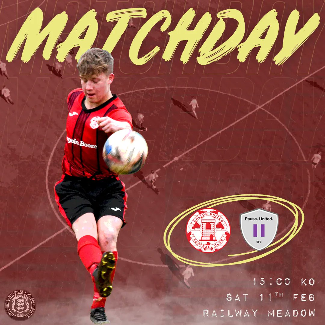 ⚫️🔴𝗧𝗢𝗗𝗔𝗬’𝗦 𝗙𝗜𝗫𝗧𝗨𝗥𝗘𝗦🔴⚫️ 

𝗙𝗜𝗥𝗦𝗧 𝗧𝗘𝗔𝗠 
🆚 <a href="/PauseUnited/">Pause United</a> 
⏰ 3:00pm 
🏟 Railway Meadow, Sponsored by Joss Engineering 
🏆 West Lancs Division 2 

𝗥𝗘𝗦𝗘𝗥𝗩𝗘𝗦
🆚 <a href="/CroftlandsPark/">Croftlands Park FC</a> 
⏰ 2:00pm
🏟 Glaxo
🏆 Furness Premier League