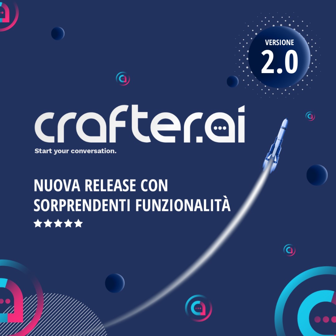 CrafterAi's tweet photo. 📢 La nuova release di CrafterAi è online📢
Una nuova versione della piattaforma progettata per rendere ancora più semplice la creazione e la gestione degli #assistentivirtuali.
Registrati 👇
https://t.co/oQaC4unYjN https://t.co/OnnS51Gz91