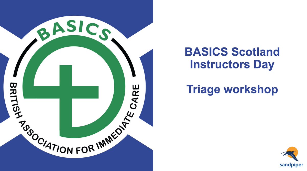 DaveLBywater's tweet image. Off to Stirling University campus this morning for the @BASICSScotland mini “GIC” / Instructors update day! Finishing touches to the triage workshop! #GIC #MIMMS #Triage