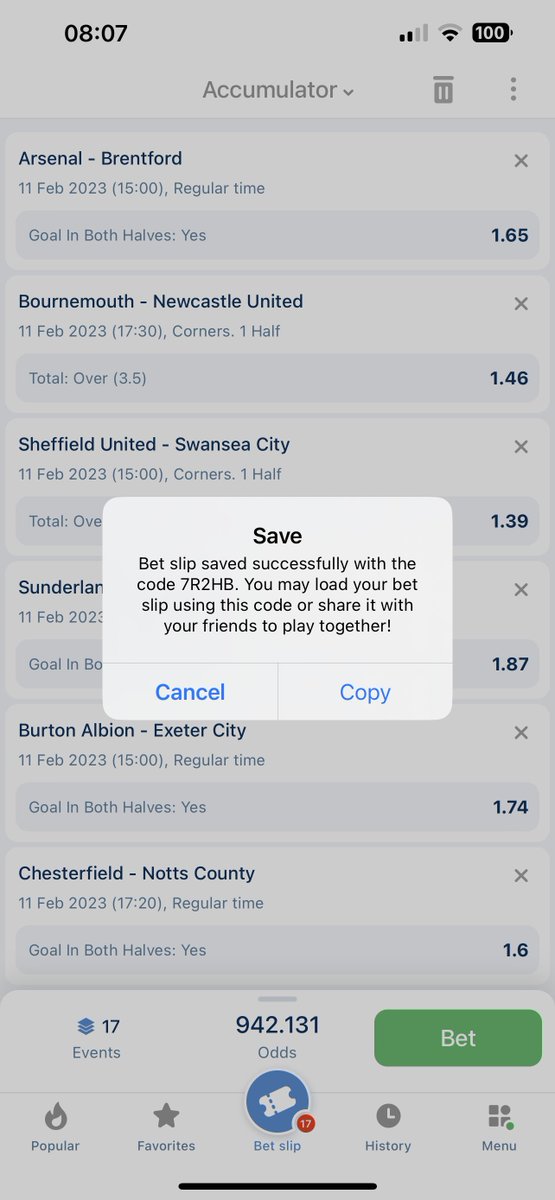 SakasticBET's tweet image. 940 odds 🌹❤️ 
Booking code -5DFJB

20 odds edit -2QFJB

Get 100k BONUS when you deposit here on 1XBET!

Make sure to use the promo code

Register here 👉🏼 bit.ly/3v5c0VP
Promo code - SAK100