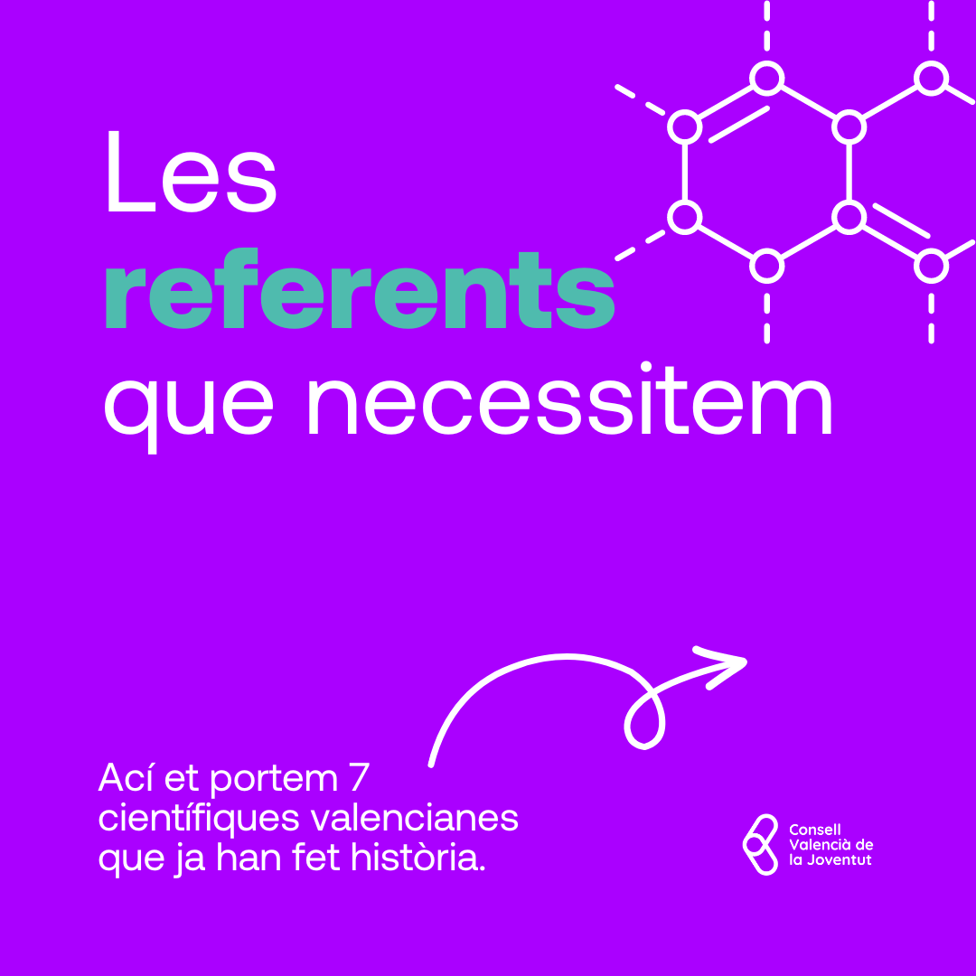 ConsellJove's tweet photo. 👩🔬 Més dones en ciència

#DiaDeLaDonaILaXiquetaEnLaCiència #dona #ciència #feminisme #referents https://t.co/qKEqI9Mz2l