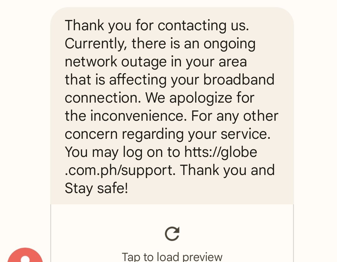 dutinss's tweet photo. @enjoyGLOBE so kelan maaayos?
malapit na matapos billing period wala padin internet, di ko babayaran yan bahala kayo. https://t.co/3UChwEPblJ
