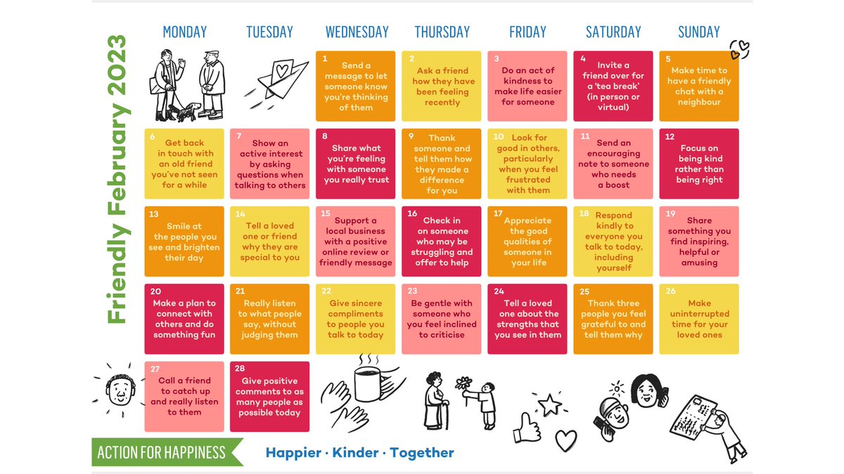 ISTANDBYOU's tweet photo. Does connecting with people make your life happier? Would you like to explore more ways how to give your relationships a boost? Would you like to try one new thing every day? 
https://t.co/pkRliJYeco #wellness #healthyliving #mentalhealth #relationships #gmcalendar https://t.co/iECSe0iQnr