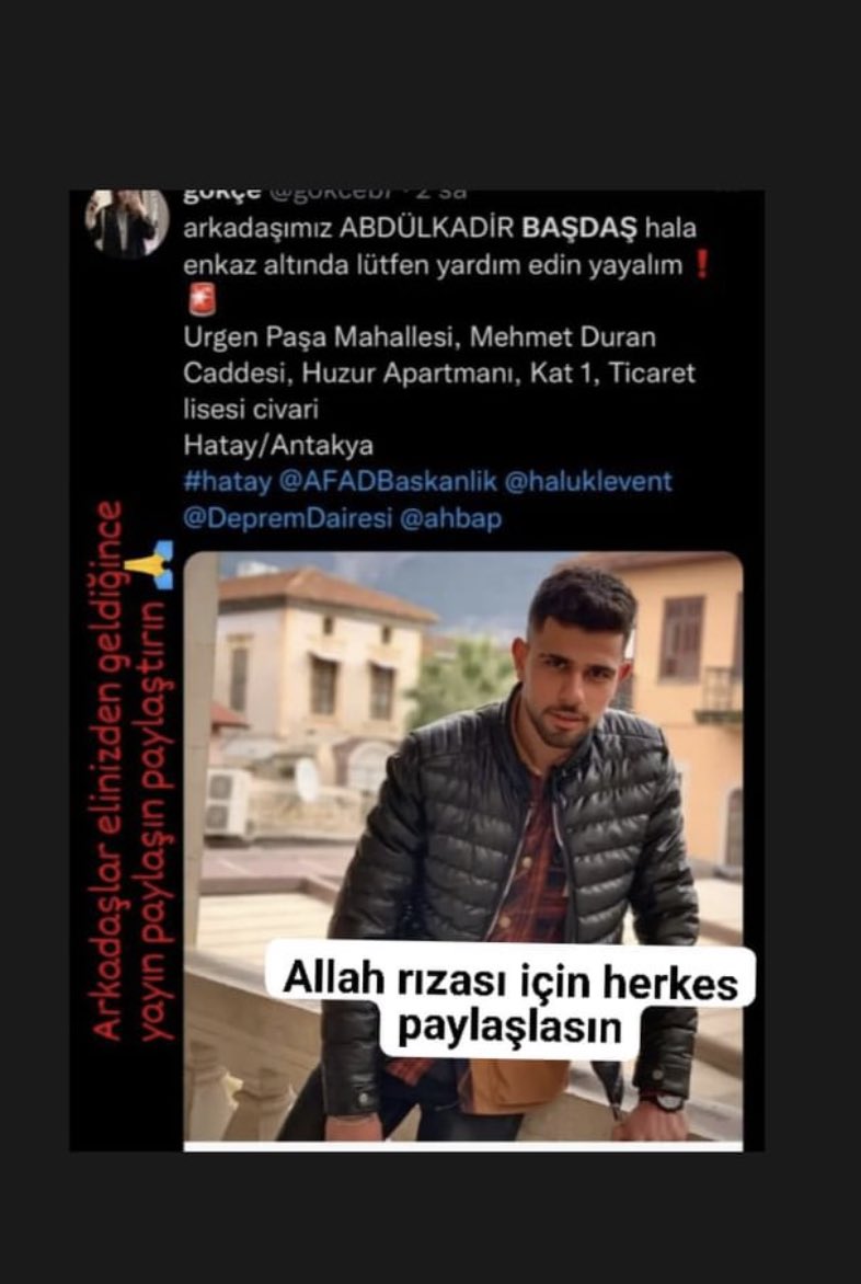 Onrgrglu's tweet photo. Keşke bitmeseydi kadirim #deprem #hatay https://t.co/yhe5HwwnNl