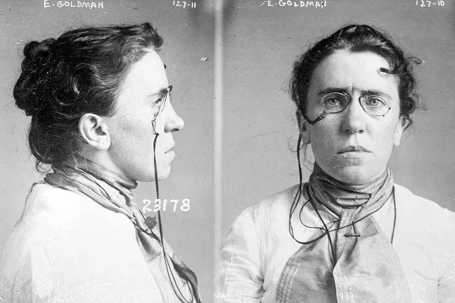 11.02.1916, New York: Emma Goldman was arrested for lecture on birth control, saying it’s key to women controlling their bodies.