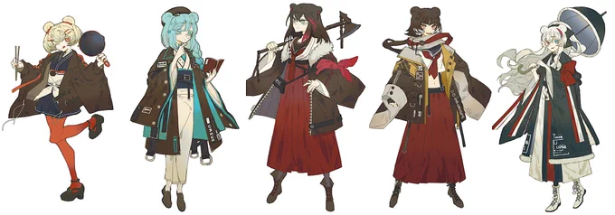 #アークナイツ  和装ウルサス組まとめ 