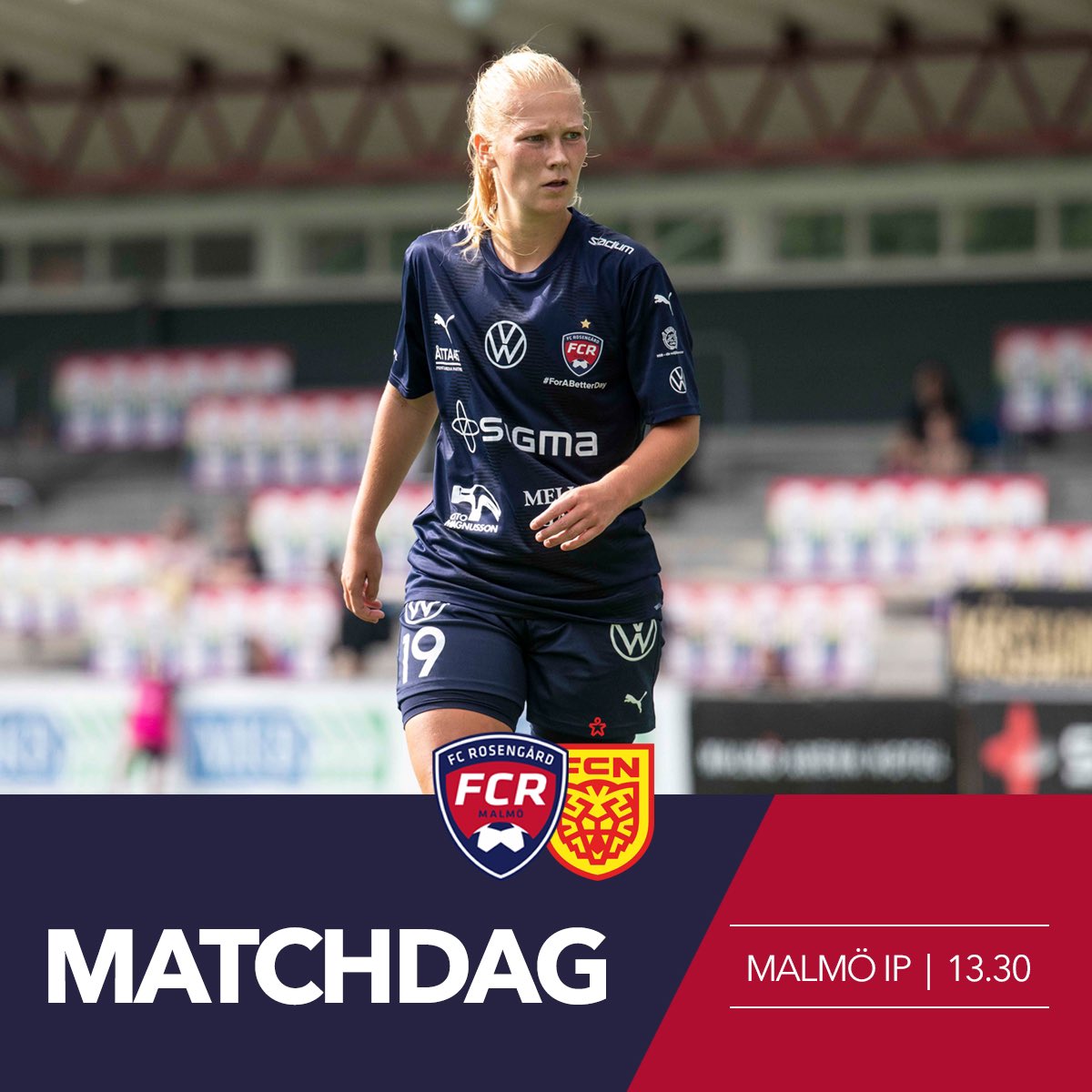 Vi ses på Malmö IP 13.30 👋

Valfri entré gäller på dagens träningsmatch mot FC Nordsjælland. Intäkterna går till Football for Life i Sydafrika 🫶

Kan du inte vara på plats? Streama matchen på Spiideo Play:
play.spiideo.com/games/11c8895f…

#viärFCR #fcrosengård