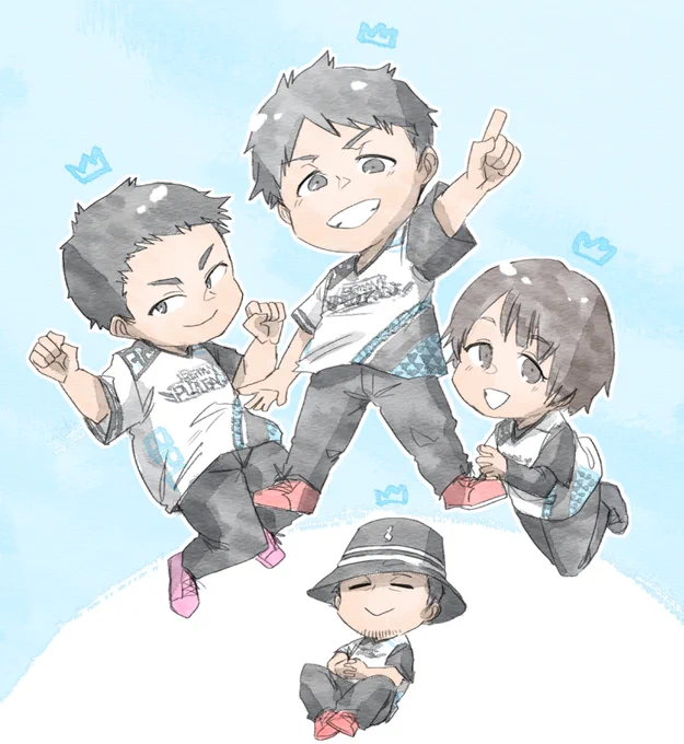 BPL ZEROめちゃくちゃ面白かった!TEAM WHITE優勝おめでとうございます!!シーズン開始が楽しみだ〜 #BPLS2 #BPL絵 