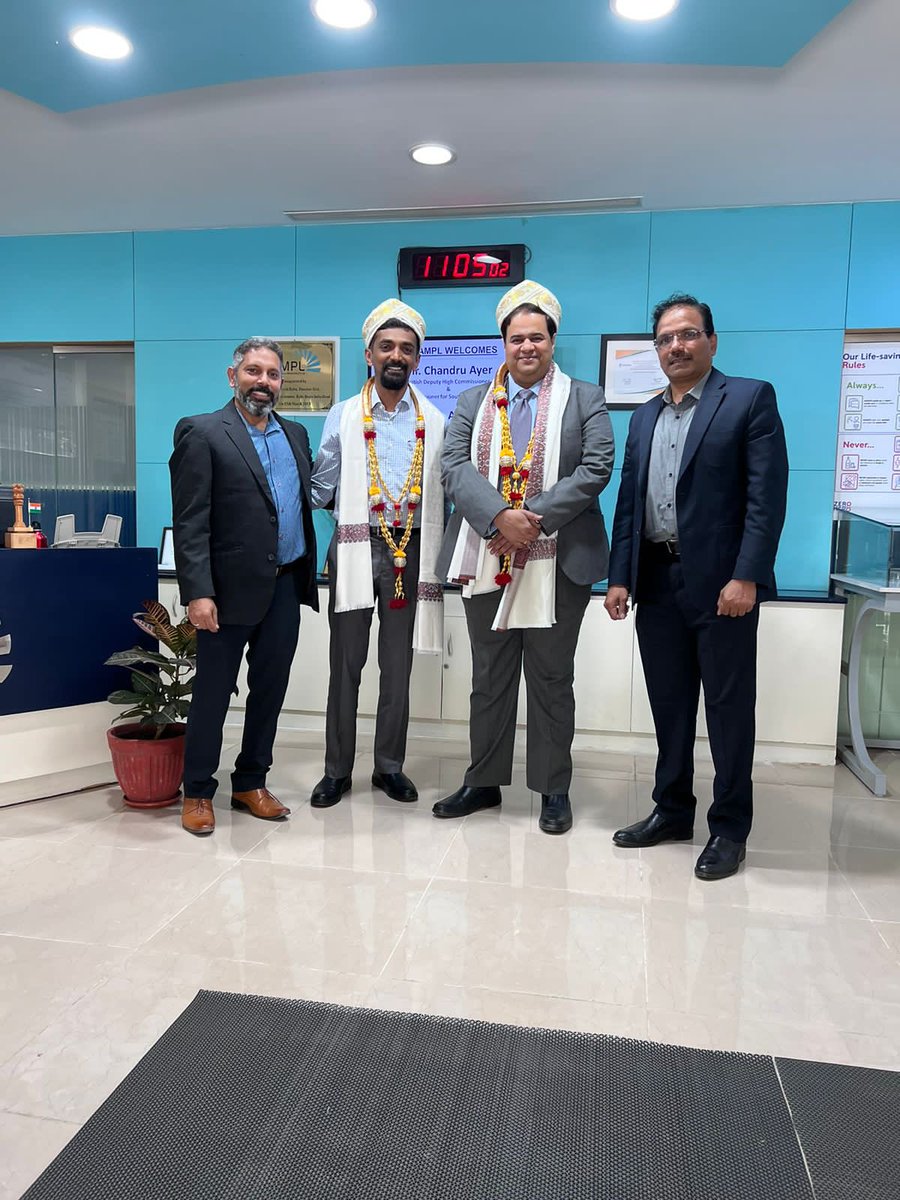 chandruiyer's tweet photo. As @AeroIndiashow beckons @UKinBengaluru, an apt time for me to visit the factory of #IAMPL, a JV between @RollsRoyce & @HALHQBLR. A state of the art manufacturing centre, which epitomises 🇮🇳 🇬🇧 collaboration in the area of #Aerospace. #GREATforCollaboration https://t.co/BCJdTSB3PF