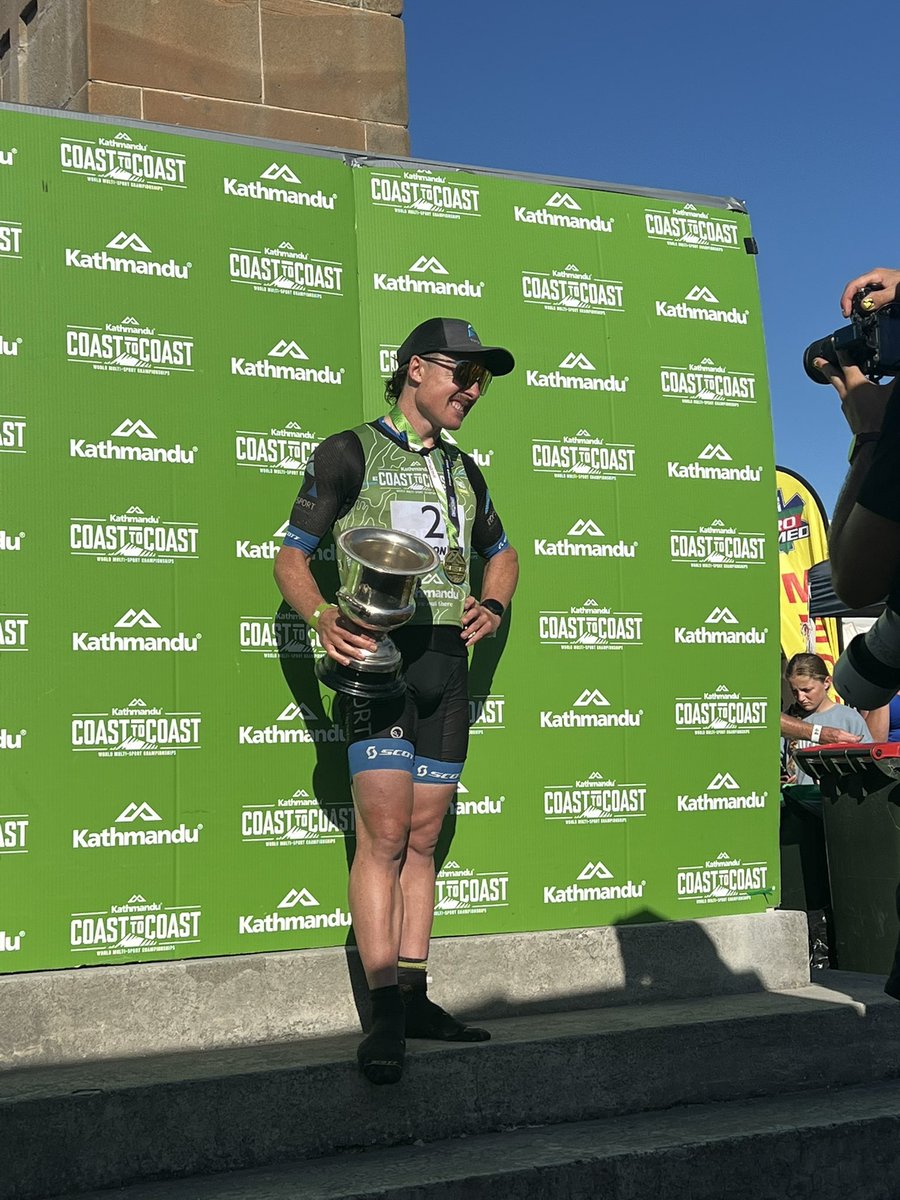 jordanoppert's tweet photo. 10th time lucky for Sam Manson who’s taken out the @coasttocoastnz’s Longest Day! A well deserved title for a man who’s come agonisingly close (2nd).. three times before. Determined, resilient, inspiring - just a few words that come to mind. How good! @1NewsSportNZ https://t.co/RVhVZ5MhMp