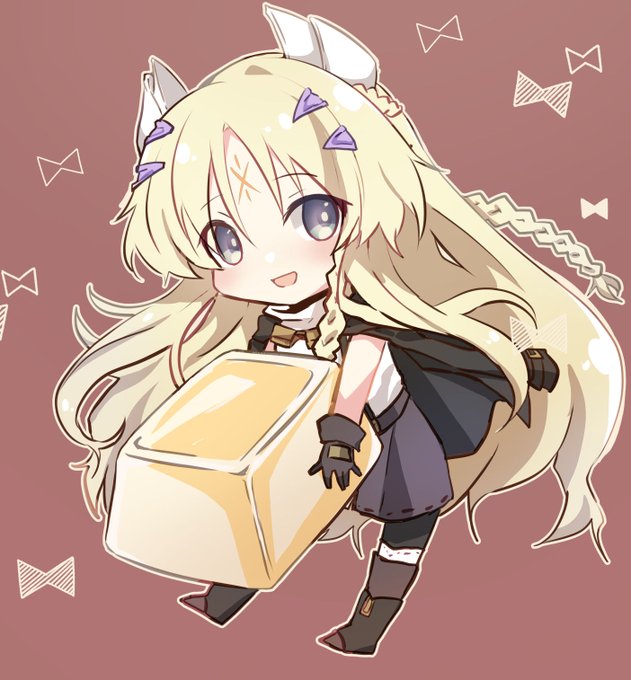 ホワイトチョコと白エクちゃん
#OCGファンアート 