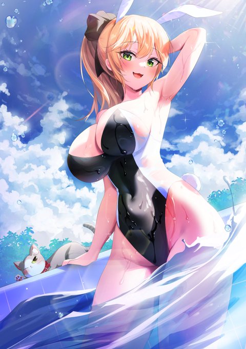 #ShiroSABArt
@Shirosaba_47 さんのOCのリリちゃん描いてみました!!☀️💦 