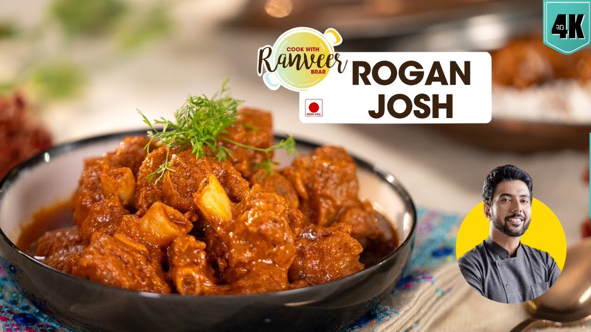 ranveerbrar's tweet image. Lazeez, तीखा, perfect weekend lunch recipe... Aapke dish photos का इंतज़ार rahega :)
Link: facebook.com/RanveerBrar/vi…
.
.
.
roganjosh #muttoncurry #ranveerbrar 
#kashmiriroganjosh #spicymuttonrecipe #muttonrecipe 
#muttonbiryani #karikulambu #muttonkulambu #muttonkorma