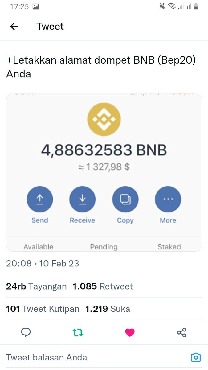 plusgypsum's tweet photo. @Wolfcrypto01 Done sir.. address wallet 0x22DBB8f1D0c9055A5A99D72B32Eb7387cAD774d5 https://t.co/3j1Kdh2LUI