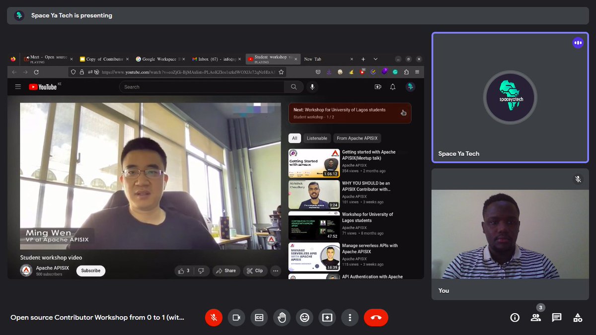 nasasira_daniel's tweet image. Happy to have shared my presentation with @SpaceYaTech on Open Source Contributor Workshop - How to become a contributor with @ApacheAPISIX from 0 to 1

Hands-on lab Apache APISIX
boburmirzo.github.io/apisix-worksho…

Contributing flow
apisix.apache.org/docs/general/c…

#apisix #opensource #contributor