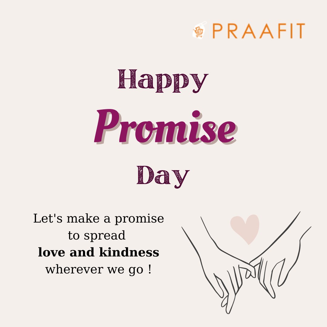Praafit_'s tweet photo. Let's make a promise to be grateful for what we have, to appreciate the good things in life, and to never give up hope. π
Happy Promise Day! π€
#praafit #PromiseDay #Promise #ValentinesDay #ValentinesWeek https://t.co/7ZHOAnnEgm