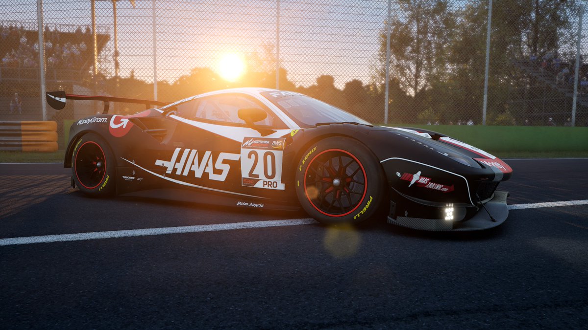 YeloDesignCo's tweet photo. This new @HaasF1Team livery translates very well to this Ferrari GT3. Watch the creation video below!

📽️ -  https://t.co/zSqOgBFTBY https://t.co/GC42Uhd2Ri