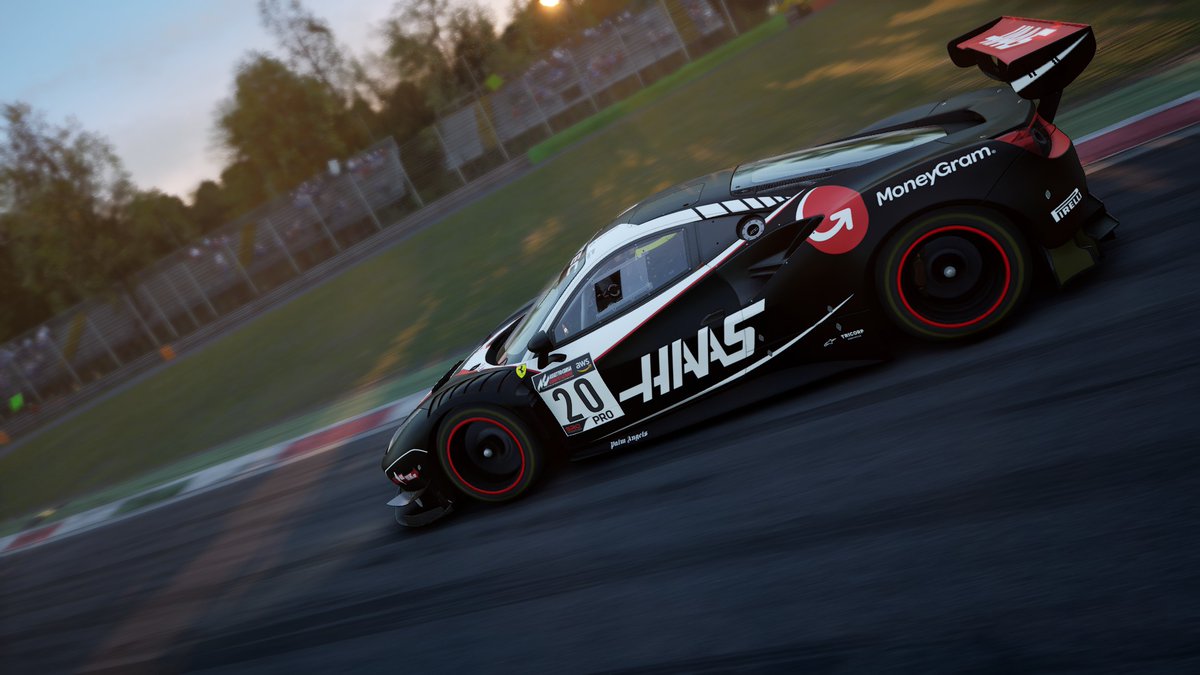 YeloDesignCo's tweet photo. This new @HaasF1Team livery translates very well to this Ferrari GT3. Watch the creation video below!

📽️ -  https://t.co/zSqOgBFTBY https://t.co/GC42Uhd2Ri