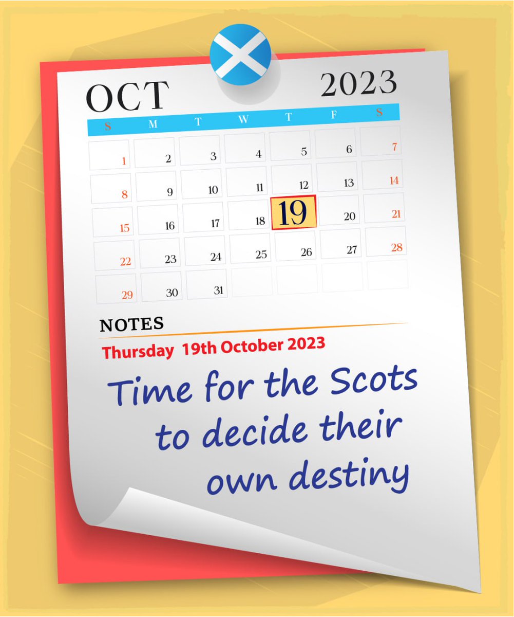 It's time to decide our own destiny!!! #ScottishIndependence2023 
#IStandWithNicola