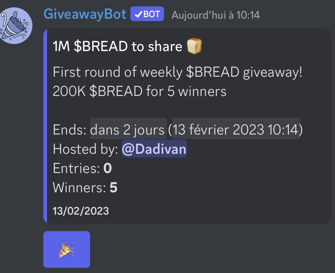 Goose Morning fam!
How to start a good day? :

- Be one of our lucky $BREAD giveaway winner in discord 🎉
You don’t want to miss it, join us🤗

Any interaction will be consider for $BREAD airdrop, don’t forget to drop your wallet in comments 🫡

#AirdropAlert #Giveaways