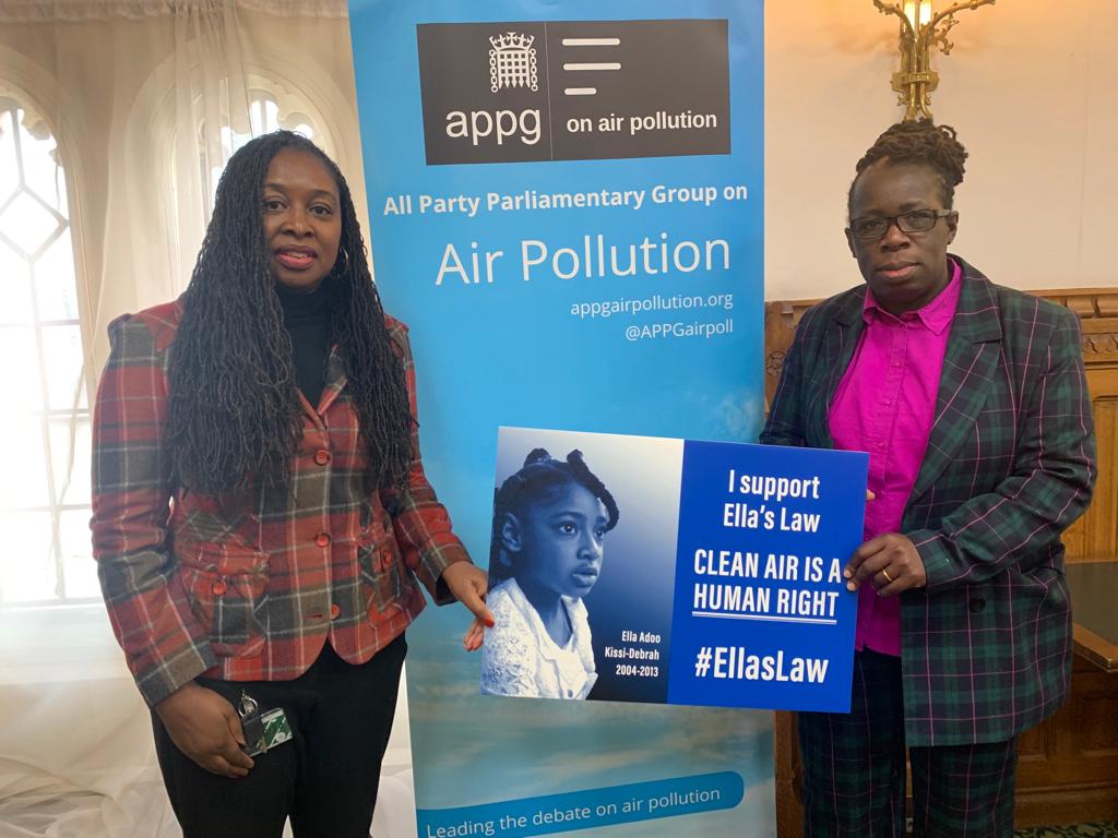 I support #EllasLaw -  the Clean Air (Human Rights) Bill - as it moves through Commons. 

 ellaslaw.uk/get-involved/ 

You can also show support in person at #BreatheforElla on 15 Feb <a href="/Rambertdance/">Rambert</a> from 5pm <a href="/EllaRobertaFdn/">Rosamund Adoo-KD CBE FBSA</a> 🙏🏾