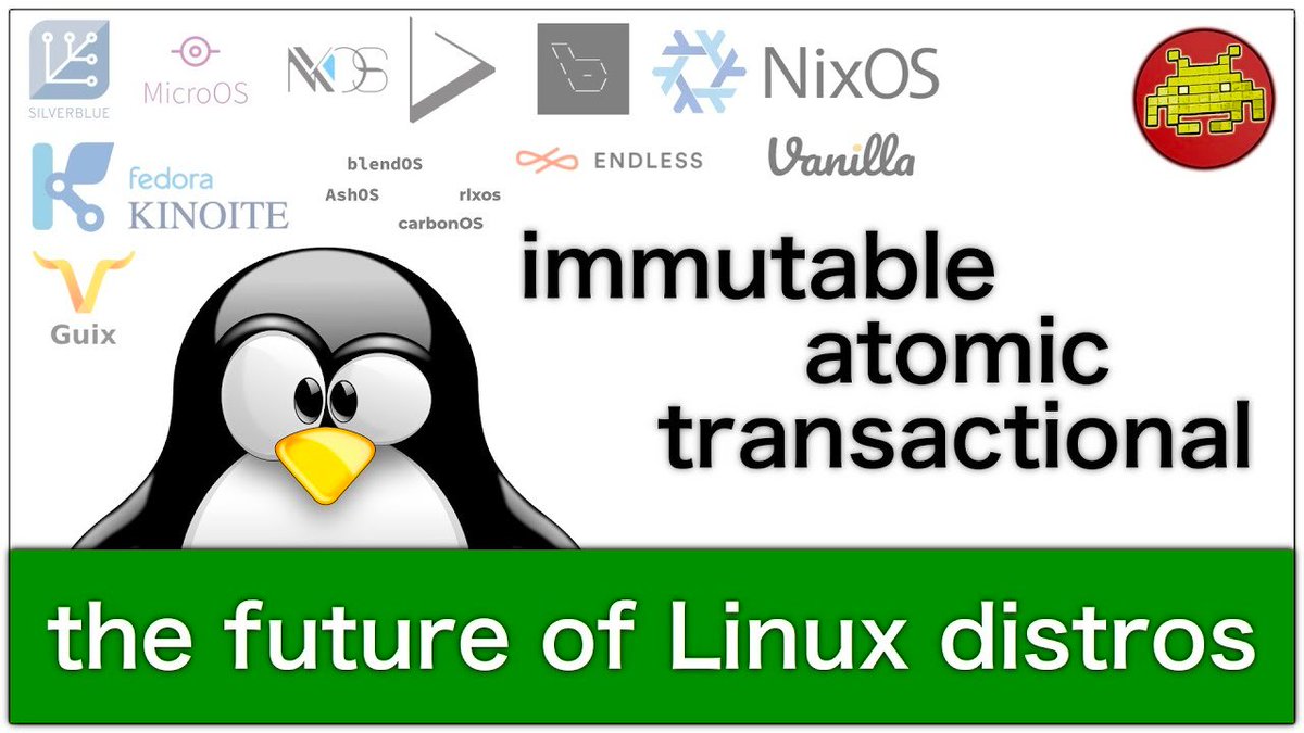 geekonerd's tweet image. Nuovo video sul mio canale YouTube: Immutable – Atomic – Transactional ⋆ il futuro delle distro Linux?

📽️ youtu.be/ttzml8w_uiM

#linux #immutable #filesystem #atomic #transactional #update #flatpak #ostree #podman #distrobox #toolbox #distro #packagemanager #guix #opensource