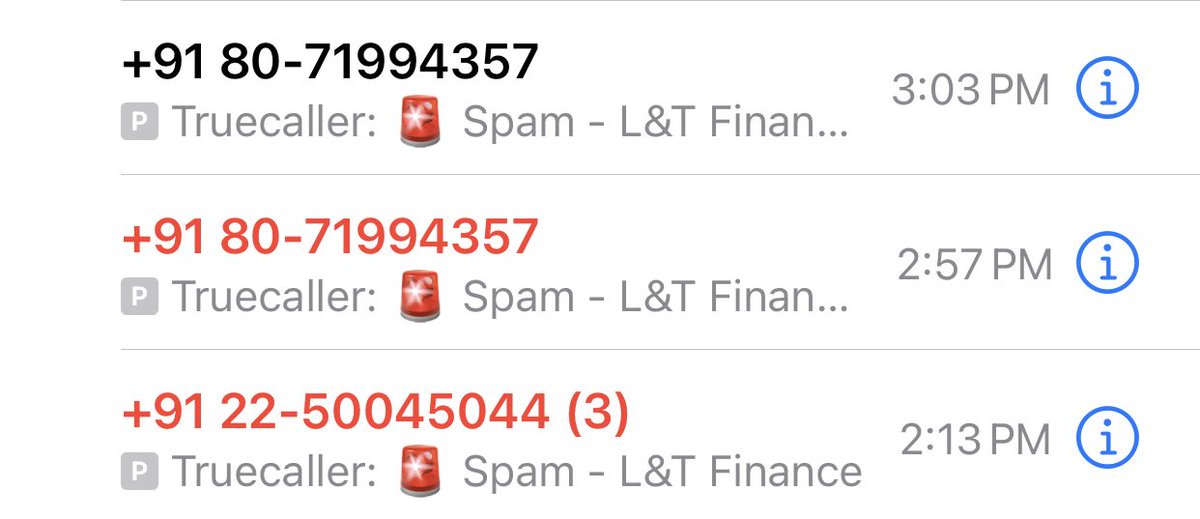 rootofminus1's tweet photo. @AxisBank I don’t want your credit card. Stop calling me 5 times a day everyday. It’s getting annoying. 

And for some weird reasons it is labelled as LnT Finance on Truecaller. https://t.co/X36as5pDSP