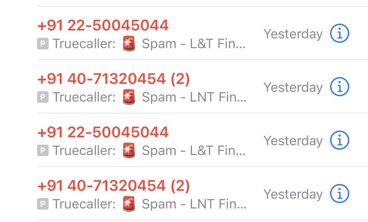 rootofminus1's tweet photo. @AxisBank I don’t want your credit card. Stop calling me 5 times a day everyday. It’s getting annoying. 

And for some weird reasons it is labelled as LnT Finance on Truecaller. https://t.co/X36as5pDSP