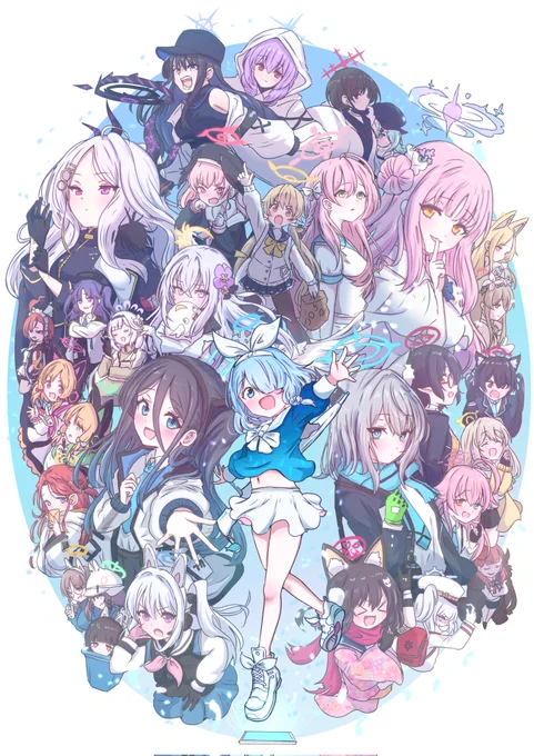 #ブルアカ2周年アート #ブルアカそれは、君というキセキ 