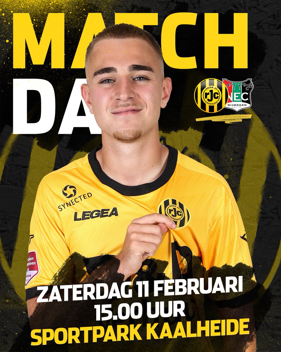 RodaJC_Academie's tweet photo. 𝗠𝗔𝗧𝗖𝗛𝗗𝗔𝗬 🔥
⤷ Roda JC O21 - NEC O21 ⚒️

Om 15:00 wordt er afgetrapt op Sportpark Kaalheide voor het duel tussen de O21 van Roda JC Kerkrade en de O21 van NEC Nijmegen. 

📲 Volg de wedstrijd 𝗟𝗜𝗩𝗘 via onze Instagram-stories!

#RODNEC #RodaJC #OnzeToekomst https://t.co/y8oqQ0w6JP