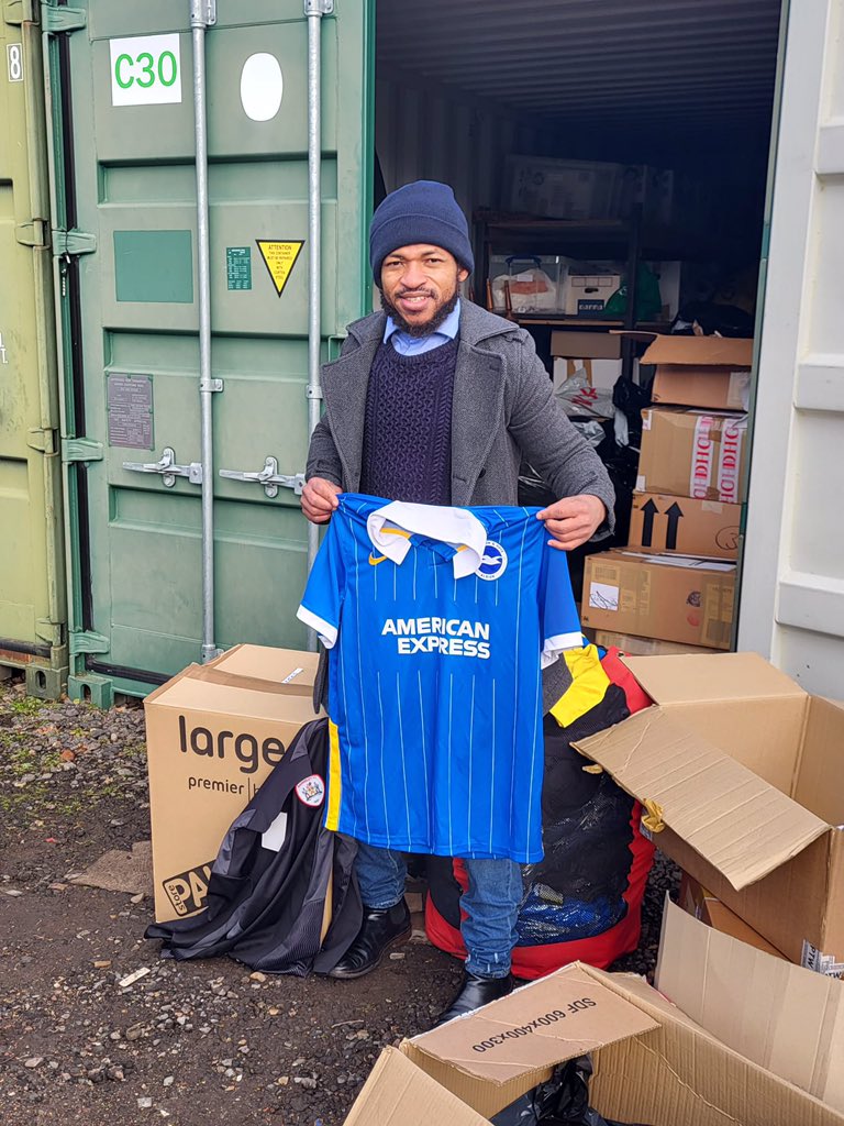 KitAid's tweet photo. Another day another delivery as the first batch of #Brighton&HAFC kits arrive in rural #Ghana
A big thank you to @starlizard_is and to @OfficialBHAFC for their support in helping these teams in #Dwogboi #Kintampo #NewLongoro https://t.co/26QTVDFJTj