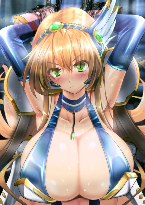 Skebありがとうございましたm(_ _)m
囚われの巨乳騎士オリキャラさんです。 