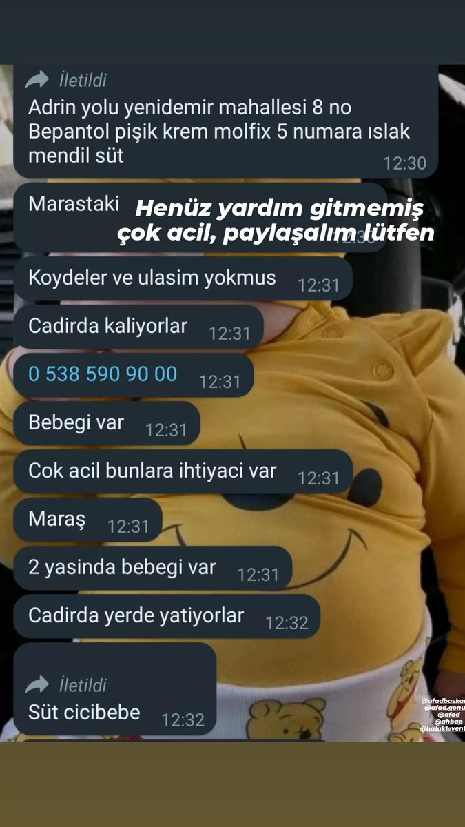 ssuboz's tweet photo. #AfaddaBizimAhbapda 
#marasdepremi 
#halukleventacil 
#ahbab 
#AhbapDernegi https://t.co/90z84nPhon