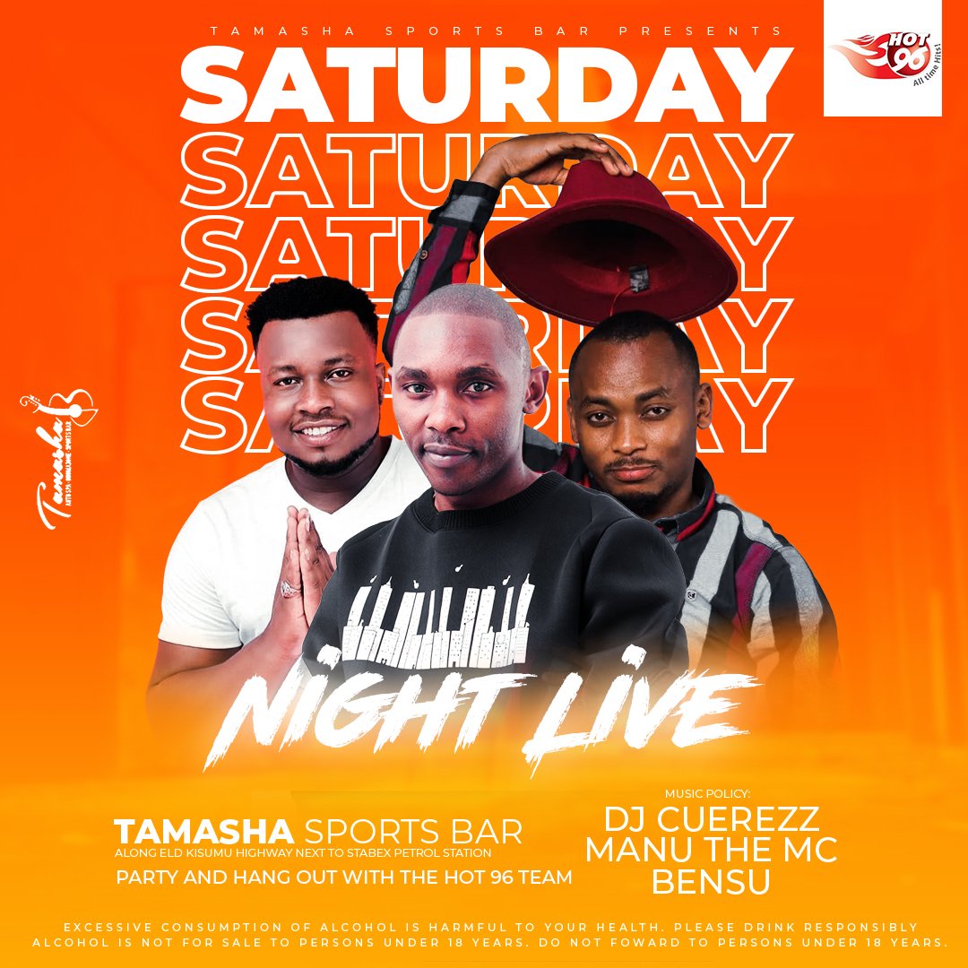 cuerezz's tweet photo. @tamashaSPA the home of champions, tonight its gonna be a movie, let's link up and party with hot 96 team.... @bensu_mk @manuh_the_mc https://t.co/tF099g3jAG