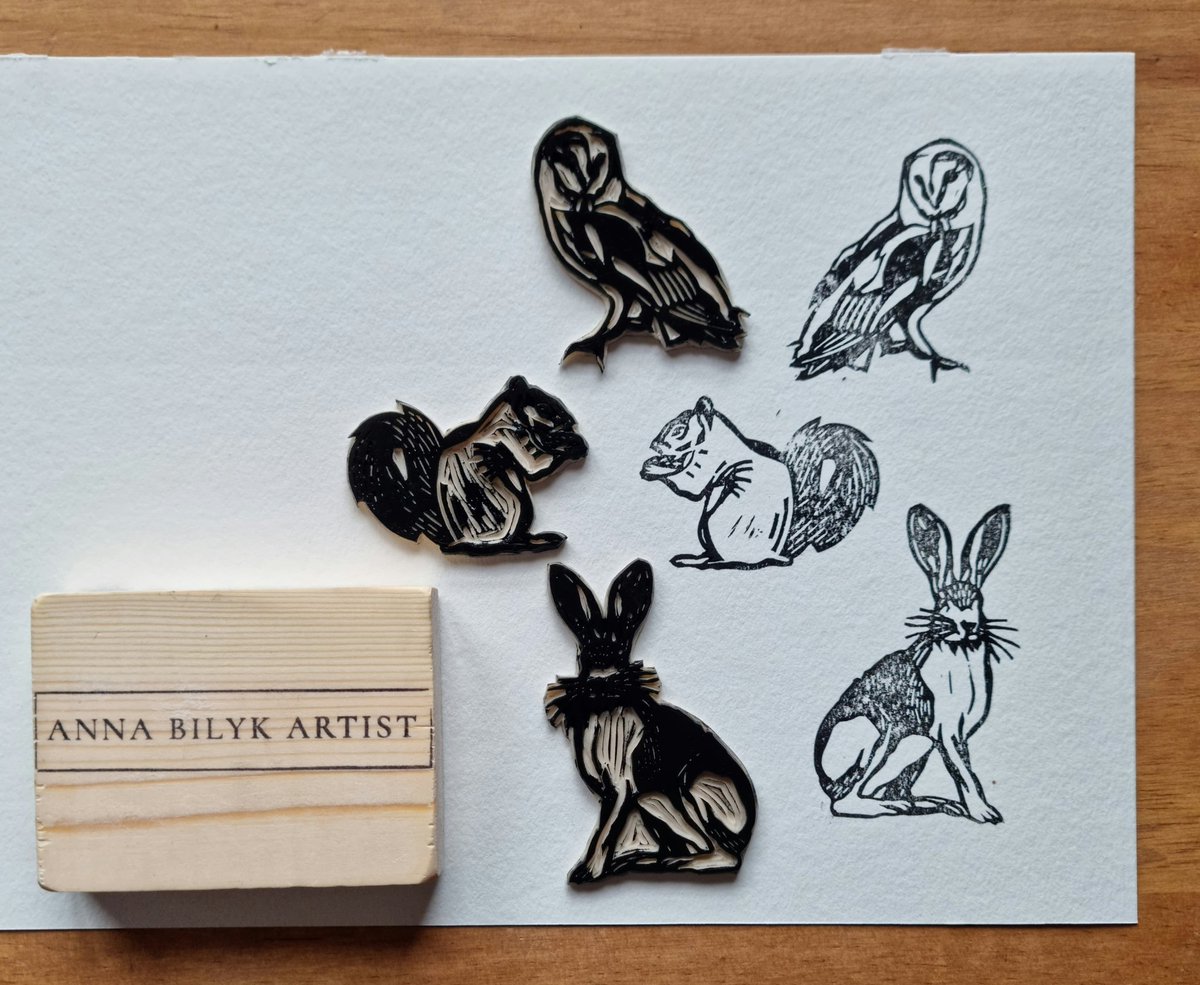 AnnaBilykArtist's tweet photo. Morning ... all these little woodland creatures along with others are available in shop. I have also added a wood blocks. Currently working on some sealife 🐙
https://t.co/PM4b6tJfN2 
#MHHSBD #shopindie #ukgiftam #ukgifthour #earlybiz #journal #Craft #CraftSupplies #crafts https://t.co/SQuyHjD639