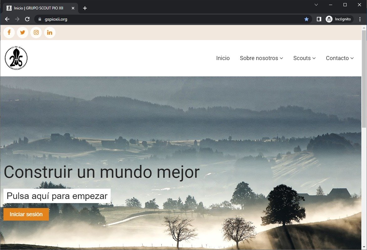 ¡NUEVO PORTAL DEL GRUPO SCOUT PIO XII!: Tras 2 años del anterior portal desarrollado con Software Libre DRUPAL 9 ya está migrado a DRUPAL 10 con nuevo diseño y contenidos generados en los últimos 6 años | <a href="/GsPioXII/">Grupo Scout Pio XII</a> <a href="/ScoutsFEV/">Scouts FEV</a>
gspioxii.org
#TransformacionDigital