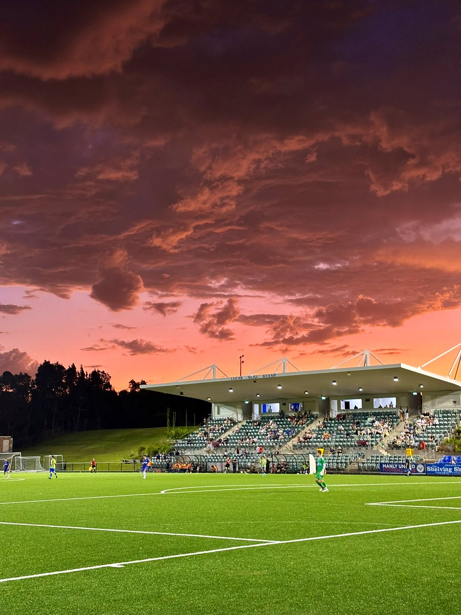 No #SydneyDerby, but a decent setting for tonight’s #NPLNSW action on the Beaches 🌅