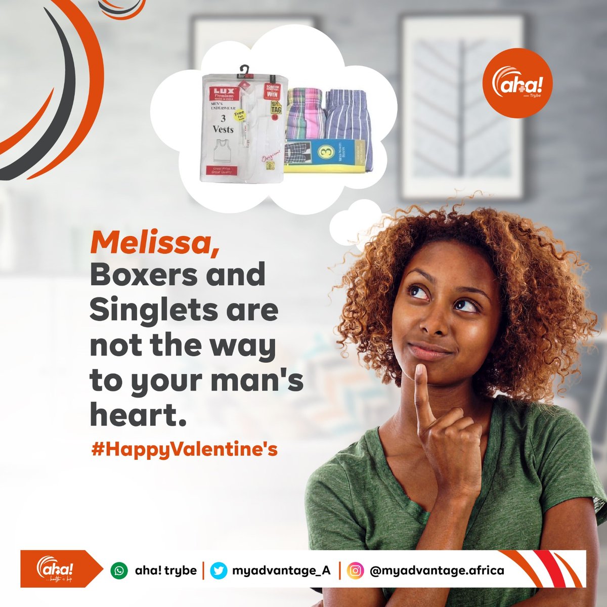 myAdvantage_A's tweet photo. Gift your partner a worthy Valentine's gift this year! Forget Singlets and Boxers! How about a one-year health cover with myAdvantage for just N24k? They instantly get unlimited access to medical providers for teleconsultation and free medications on over 50 common medical https://t.co/JANc4Je9Sx