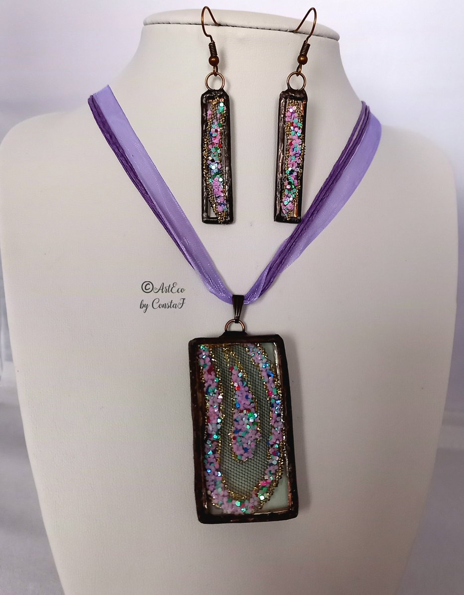 constacon's tweet image. ArtEco by ConstaF: VIBRAȚIE - set pandantiv si cercei co-cofashion.blogspot.com/2023/02/vibrat…