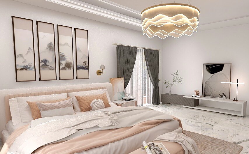 Interior bed room premium. ~