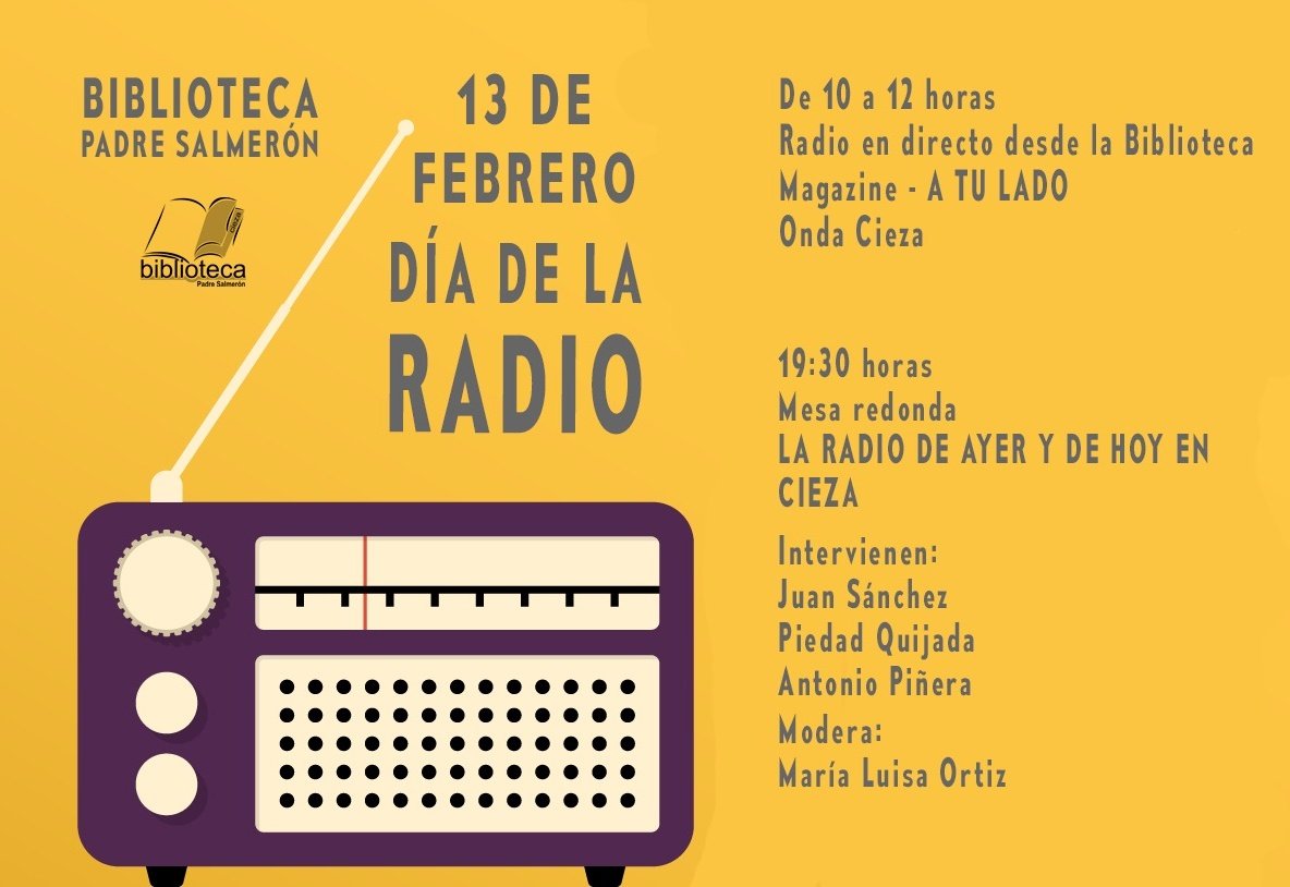 Este lunes nos escucharás como siempre en el 106.6 FM, y esta vez,  también nos verás.  
#13febrerodiamundialdelaradio