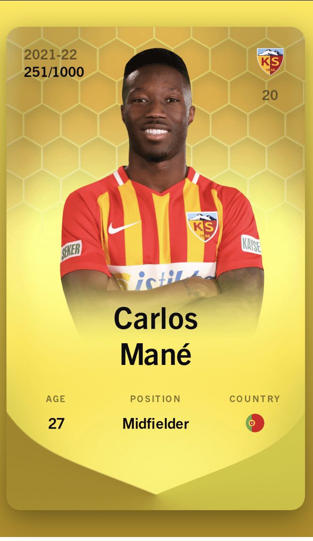 🎁my biggest giveaway yet🎁

I’am giving away this carlos mane card thanks to <a href="/FansAndTokens/">FANS LOVE IT!</a>!

To enter:
▪️Follow <a href="/FansAndTokens/">FANS LOVE IT!</a> and <a href="/SorareLex/">SorareLex</a> 
▪️RT this post
▪️Tag a friend

Winner will be announced on 14/2!⏰

#Sorare #Giveaways #football #PremierLeague #NFT #FPL
