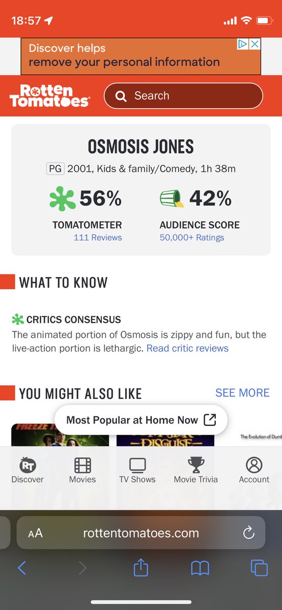 bvaudrain22's tweet photo. This is a national tragedy. I need everybody with a brain to go give Osmosis Jones 100% https://t.co/yUsKSbfRuU