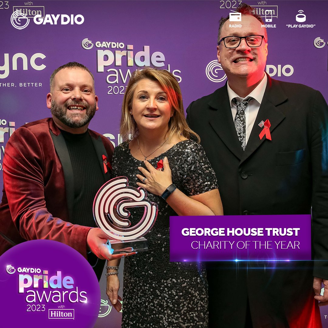 Gaydio's tweet photo. The winners of 'Charity of the Year' go to @GeorgeHouseTrst 🤩 https://t.co/FHPJ5iD9al