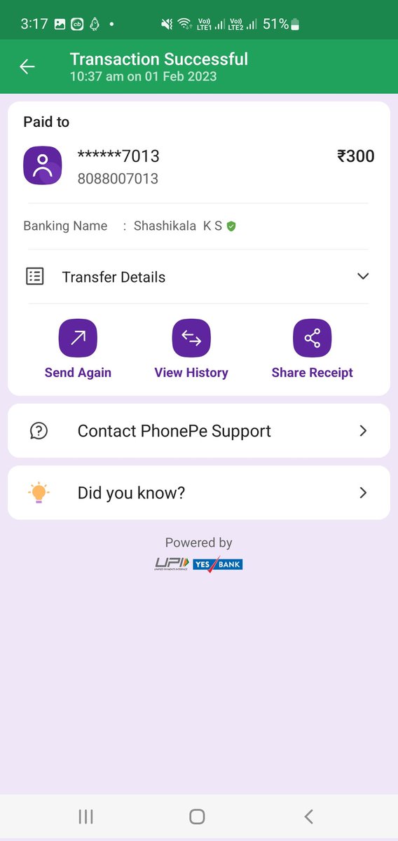 EGowda's tweet photo. Hi @UberINSupport . My last ride was uber moto. the fare was 296rs. but he requested me to change the payment method and i paid him through UPI. https://t.co/LT2xvjB2hw